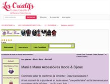 Tablet Screenshot of mani-a-mano.les-creatifs.com