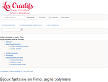 Tablet Screenshot of bijoux-fantaisie.les-creatifs.com