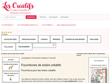 Tablet Screenshot of fournitures-loisirs.les-creatifs.com